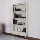Ver imagem 1 de Estante de Livros 100% MDF 77CMX184CM Branco/Off White