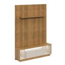 Ver imagem 2 de Rack com Painel Ripado para TV até 75 Polegadas com LED MDF 180CMX250CM Cronos com Fita CabeCasa MadeiraOriginals Marrom