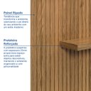 Ver imagem 4 de Rack com Painel Ripado para TV até 75 Polegadas 181cm Cronos com Fita LED CabeCasa MadeiraOriginals