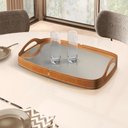 Ver imagem 6 de Bandeja Espelhada Vale em Couro Marrom