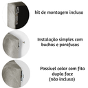 Ver imagem 5 de Cabeceira Casal Painel Estofada Suede para Cama Box 1,4m: Preto