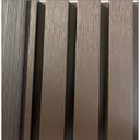Ver imagem 2 de Acabamento Lateral Painel Ripado em WPC Casa Grassi Marrom/Rosewood