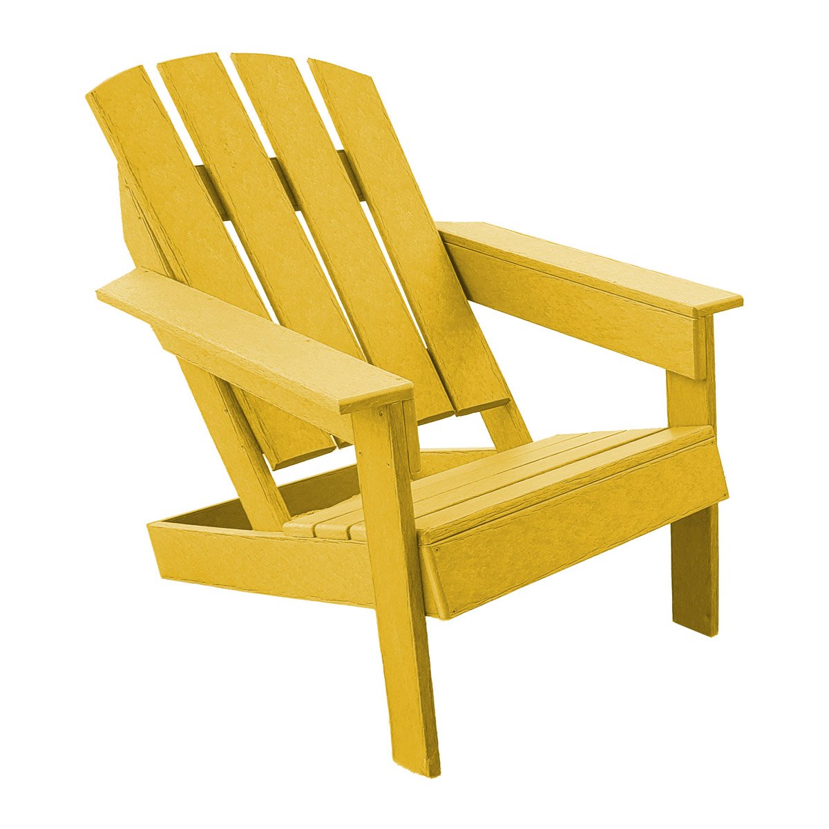 Cadeira Adirondack Colorida com Encosto Alto em Madeira Plástica Maciça Linha Color 100% Reciclada 9 - 3