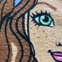 Ver imagem 5 de Toalha Banho Barbie Personagem Felpuda Estampada 60 X 120cm