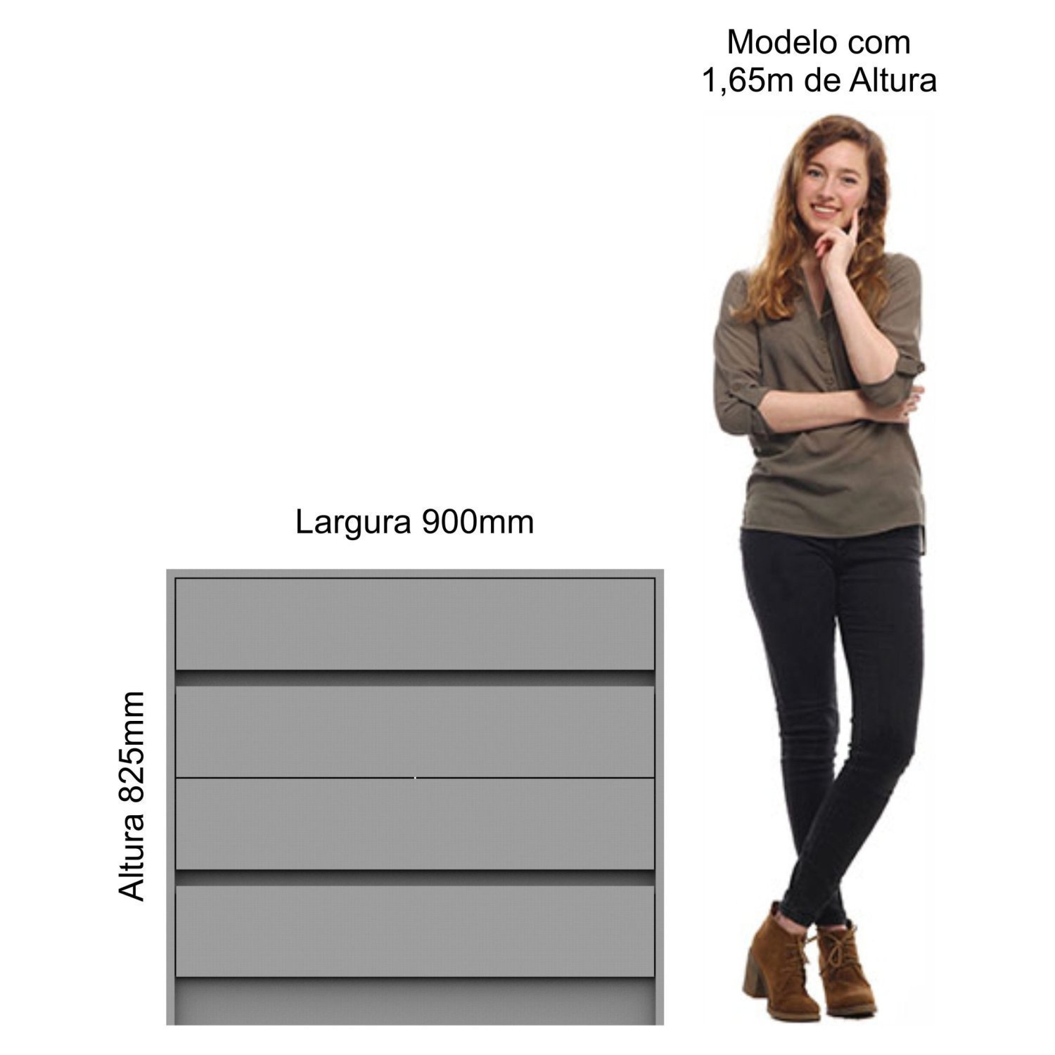 Guarda Roupa Modulado 6 Peças Infinity - 9