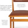 Kit 2 Cadeiras Madeira Maciça Encosto e Assento Estofado Chade - 10