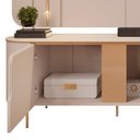Ver mais imagens de Painel para Tv 75 Pol e Rack Bancada 241cm Celi D04 Off White - Mpozenato