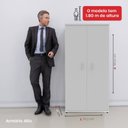 Ver imagem 6 de Armário Alto 2 Portas 159,6x79,2x41 Cm Pivotante