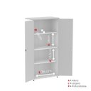 Ver imagem 7 de Armário Alto 2 Portas 159,6x79,2x41 Cm Pivotante