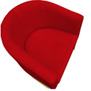Ver imagem 3 de Kit 04 Poltronas Paola Sued Vermelho - D'Classe Decor