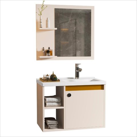 Gabinete P Banheiro C Espelheira e Cuba Adonis Perola/nature