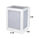 Ver imagem 3 de Randela Led Box 12w 3000k Branco Quente Ip65 Bivolt Branco