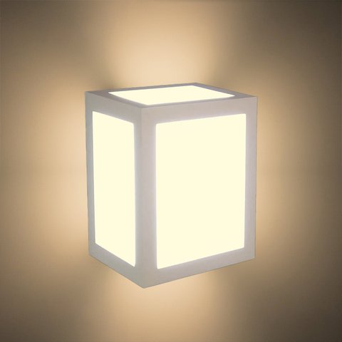Randela Led Box 12w 3000k Branco Quente Ip65 Bivolt Branco