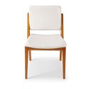 Ver imagem 5 de Kit 4 Cadeiras Madeira Maciça Encosto e Assento Estofado Uganda