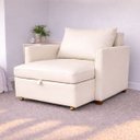 Ver imagem 1 de Poltrona Cama Mônica Corino Modena Decorativa Confortável Moderna Sala Quarto Recepção
