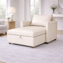 Ver imagem 2 de Poltrona Cama Mônica Corino Modena Decorativa Confortável Moderna Sala Quarto Recepção