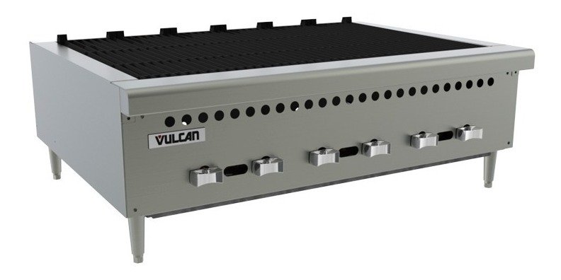 Chapa Grelha Char Broiler À Gás 6 Queimadores Vcrb36 Vulcan - 2