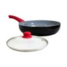 Frigideira Kitchen com Tampa de Vidro Antiaderente 28cm - Casambiente - 1