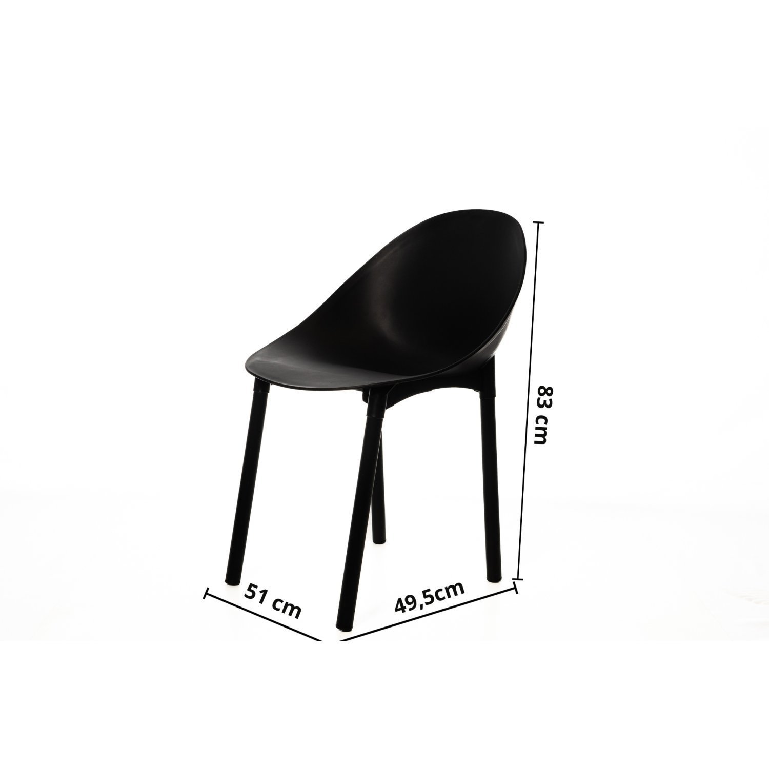 Cadeira Pétala para Jardim 83cm X 51cm  - 3