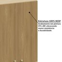 Ver imagem 5 de Armário Aéreo 60cm 2 Portas Elegance Luciane Móveis