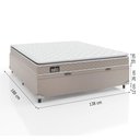Ver imagem 5 de Cama Box Baú Casal Colchão Espuma D33 Pillow Top 138x188x57 Millenium