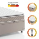 Ver imagem 6 de Cama Box Baú Casal Colchão Espuma D33 Pillow Top 138x188x57 Millenium