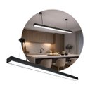 Ver imagem 1 de Pendente Lustre Plafon Linear Led Preto 24w 4000k Moderno 120cm Ip20 9155 Astraled St3306