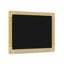 Ver imagem 1 de Lousa Quadro Negro 30x40cm em Madeira Mural Recados Parede Estudo Brincadeira Escolinha Infantil Res