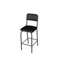 Ver imagem 5 de Kit 2 Banquetas Altas para Cozinha Vintage Preto
