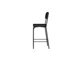 Ver imagem 4 de Kit 2 Banquetas Altas para Cozinha Vintage Preto
