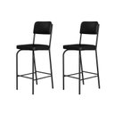 Ver imagem 1 de Kit 2 Banquetas Altas para Cozinha Vintage Preto