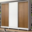 Ver imagem 2 de Guarda Roupa Juvenil MDF Kevin 3 Portas Madesa