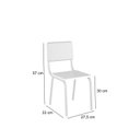 Ver imagem 4 de Conjunto Infantil com Mesa 75x50cm com 2 Cadeiras Laura