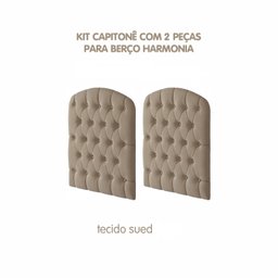 Berço Mini Cama com Capitonê Alegria Espresso Móveis - 5