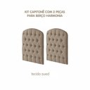 Ver imagem 5 de Berço Mini Cama com Capitonê Alegria Espresso Móveis Nature