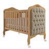 Berço Mini Cama com Capitonê Alegria Espresso Móveis - 1