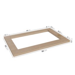 Tampo para Cooktop 5 Bocas 80cm Arizona Cabecasa Madeiramadeira - 3