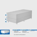 Ver imagem 6 de Colchão Solteiro Espuma D33 Extra Firme Probel 22cm Branco/Bege