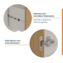 Ver imagem 4 de Torre Quente 2 Portas 2 Gavetas 2 Nichos para Forno e Microondas Arizona CabeCasa MadeiraOriginals