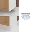 Ver imagem 6 de Torre Quente 2 Portas 2 Gavetas 2 Nichos para Forno e Microondas Arizona CabeCasa MadeiraOriginals