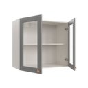 Ver imagem 5 de Armário Aéreo 2 Portas 80cm com Porta de Vidro Arizona CabeCasa MadeiraOriginals