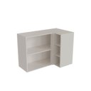 Ver imagem 7 de Armário Aéreo de Canto Reto 2 Portas 3 Nichos Arizona CabeCasa MadeiraOriginals