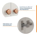 Ver imagem 5 de Armário Aéreo de Canto Reto 2 Portas 3 Nichos Arizona CabeCasa MadeiraOriginals