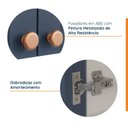 Ver imagem 4 de Armário Aéreo de Canto Reto 2 Portas 3 Nichos Arizona CabeCasa MadeiraOriginals