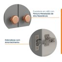 Ver imagem 4 de Armário Aéreo de Canto Reto 2 Portas 3 Nichos Arizona CabeCasa MadeiraOriginals