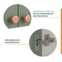 Ver imagem 4 de Armário Aéreo de Canto Reto 2 Portas 3 Nichos Arizona CabeCasa MadeiraOriginals