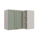 Ver imagem 2 de Armário Aéreo de Canto Reto 2 Portas 3 Nichos Arizona CabeCasa MadeiraOriginals