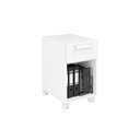 Ver imagem 3 de Balcão Multiuso 8196 1 Porta 1 Gaveta 35cm Branco Bertolini