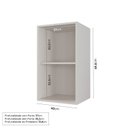 Ver imagem 2 de Armário Aéreo 1 Portas 40cm com Porta de Vidro Arizona CabeCasa MadeiraOriginals