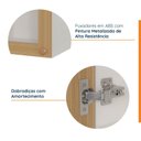 Ver imagem 3 de Armário Aéreo Planejado 1 Portas 40cm com Porta de Vidro Arizona CabeCasa MadeiraOriginals